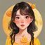 读者橙子酱的头像，一位热爱po文学创作的年轻女生